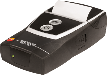 testo BLUETOOTH-/IRDA-Drucker inkl. 1 Rolle Thermopapier, Akku und Netzteil.