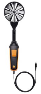 Hochpraezise Flaegelras-Sonde 100 mm, kabelgebunden inkl. Temperatursensor