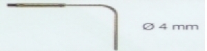 dünner Feuchtefühler für Testo 635-1/-2