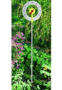 Gartenthermometer Lollipop gelb