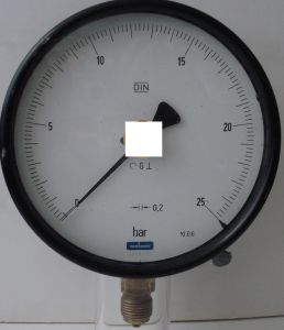 Feinmessmanometer Kl. 0,6  25 bar