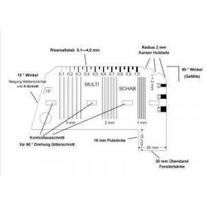 Multischab - Gitterschnittschablone