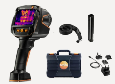 Wärmebildkamera testo 883 mit Standardobjektiv 30°x23° und Thermography App - Aktionspreis