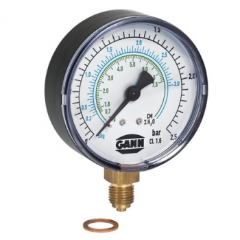 CM Analog Manometer Basis  Kl. 1,6