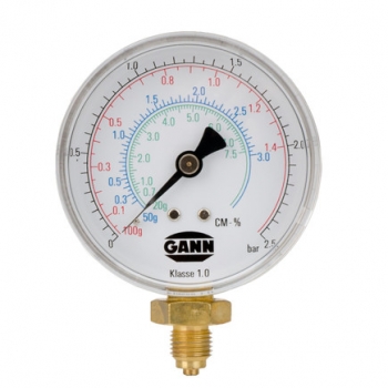 CM Analog Manometer Premium Kl. 1,o