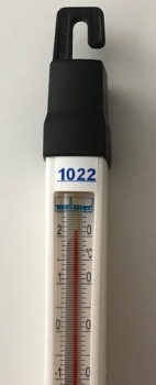 Raumthermometer mit 1-Punkt ISO Prüfprotokoll Jahrgang 2022