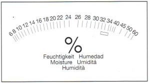 Aqua Boy Typ HM III Holzfeuchtigkeitsmessgerät Medium -  6 - 60 % Holzfeuchte