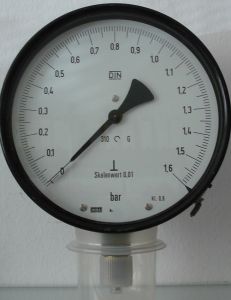 Feinmessmanometer Kl. 0,6  1,6 bar