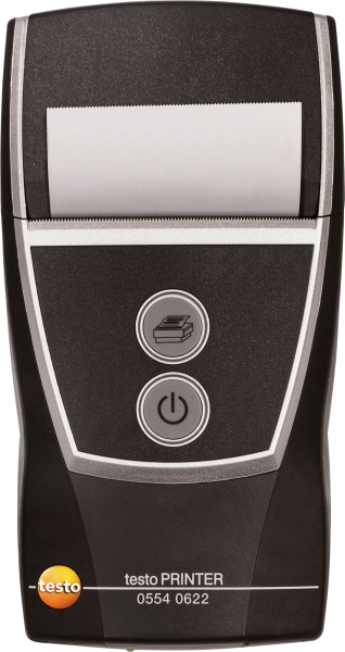 testo BLUETOOTH-/IRDA-Drucker inkl. 1 Rolle Thermopapier, Akku und Netzteil.