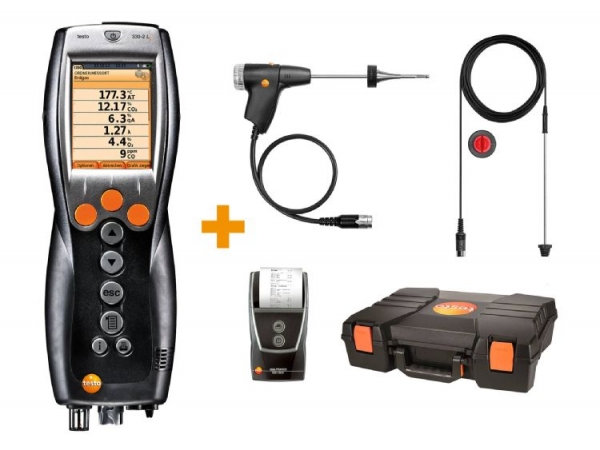 Abgasanalysegerät Testo 330-2 LL SET mit Rußzahlmessgerät Testo 308