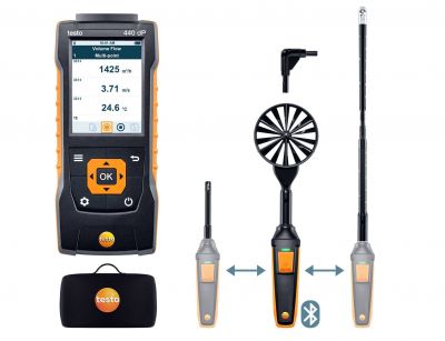 Testo 440 delta P Stroemungs-KombiSet 2 mit Bluetooth