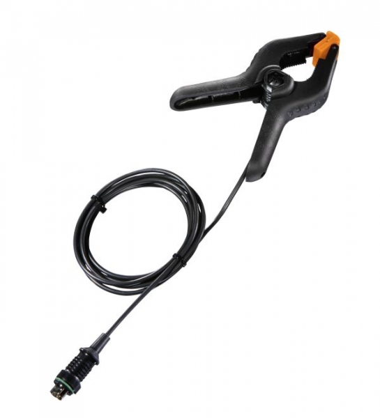 Zangenfuehler fuer Temperatur-Messungen an Rohren (5m Festkabel)