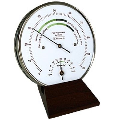 Wohnklima-Messer Thermo-Hygrometer Typ 122.01 HT SW schwarz