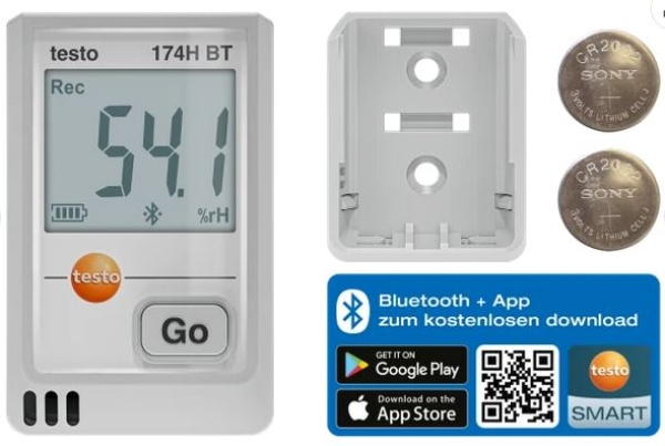 Datenlogger Testo 174 H Temperatur und Luftfeuchte - Kopie - Kopie