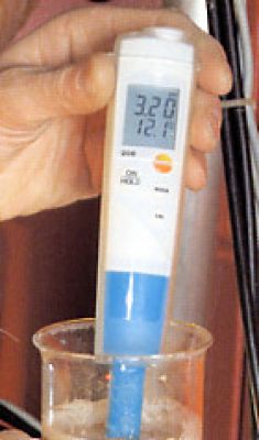 Testo 206 - pH1  pH-Meter mit integr. Temperaturmessung für Flüssigkeiten