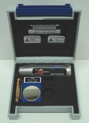 Schichtdickenmessgerät TOP-CHECK FE - B mit Bluetooth-Schnittstelle