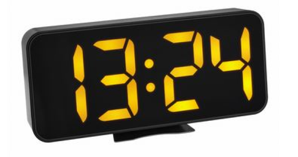 Wecker "Time Block" (schwarz - weiß)