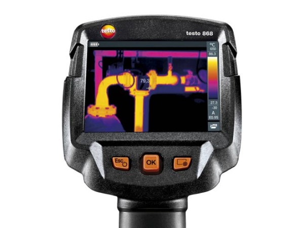 Wärmebildkamera testo 868s - Neueste Ausführung mit noch besserer Auflösung und leichtere Menueführung  (160 x 120 Pixel, App) - Aktionspreis