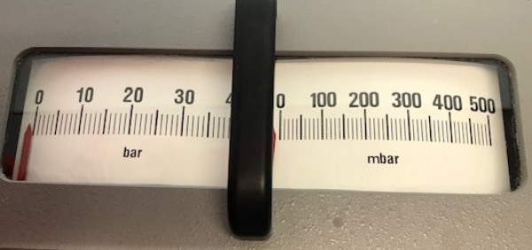 Druckbandschreiber 2-fach 0 - 25 bar - 10 + 40 Grad Celsius - Kopie