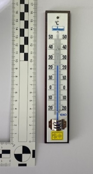 Raumthermometer geeicht bis 2029 mit Eichschein