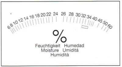 Aqua Boy Typ HM III Holzfeuchtigkeitsmessgerät Medium -  6 - 60 % Holzfeuchte