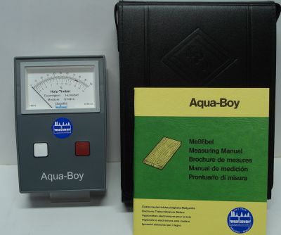 Aqua Boy Typ HM IV  Holzfeuchtigkeitsmessgerät - Dry Version -  3 - 14 % Holzfeuchte