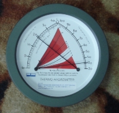 Thermo-Hygrometer mit Holzfeuchteskala Typ 5262