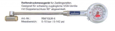 Reifendruckprüfer Zwillingsreifen RM10LW