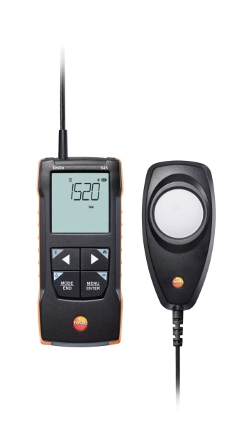 testo 545 App  - Digitales Lux-Messgerät mit App-Anbindung