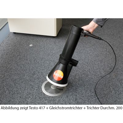 Testovent 417 Volumenstrom Gleichtrichter