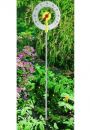 Gartenthermometer Lollipop gelb