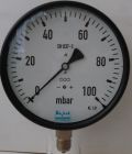 Feinmessmanometer Kl. 1,0    0 - 100 mbar