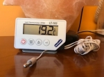 Raumthermometer  Minima Maxima Digital Alarm LT-102 mit Kabelfühler - mit Werkprüfschein