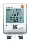 Testo Saveris 2-T3 - Funk-Datenlogger mit Display und 2 Anschluessen fue TE-Temperaturfuehler sowie kostenlosem Cloud-Zugang